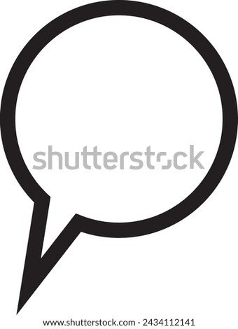 Comment icon symbol vector image. Illustration of the chat social media concept design image EPS mode