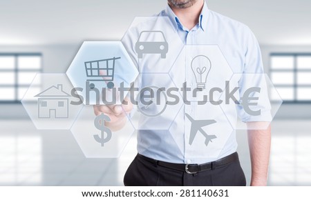 Shop, buy or pay online for car, house, utilities and plane tickets saving time. Use euro or dollar.