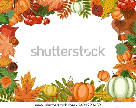 Similar – Foto Bild Herbst-Ernte-Rahmen Hintergrund