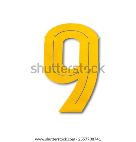 Image, Stock Photo no. 9 Digits and numbers