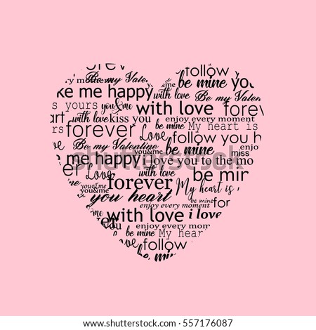 background with the words
