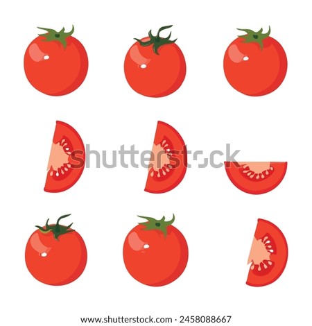 Similar – Image, Stock Photo orange and red cherries with berries