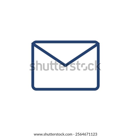 Envelope closed icon Outline icon sign