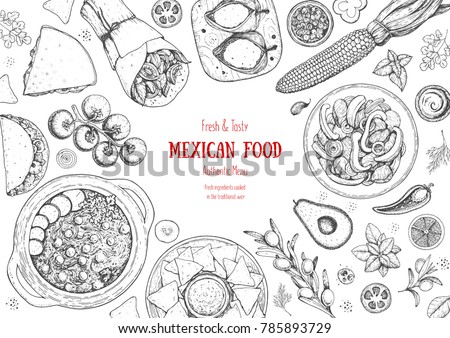 Mexican Food Drawings | Free download on ClipArtMag