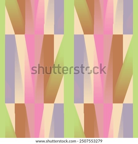 Vector pattern of bold, retro-inspired vertical stripes in vibrant pastel tones. Perfect for adding a lively, nostalgic touch to your spring, summer youthful projects.