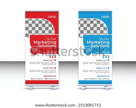 mordant rollup banner design template