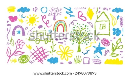 Similar – Image, Stock Photo Rainbow heart from chalk on asphalt