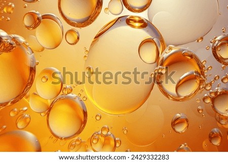 Image, Stock Photo Yellow water texture background. Abstract pattern