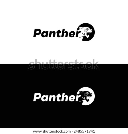 Panther Logo Design Vector Template