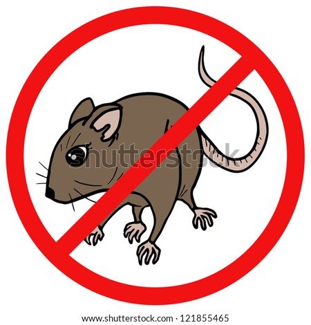 No Rats Stock Vector Illustration 121855465 : Shutterstock