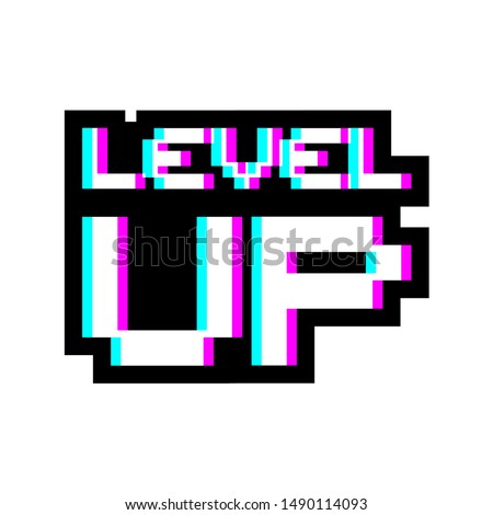 Design of level up icon Stock fotó © 