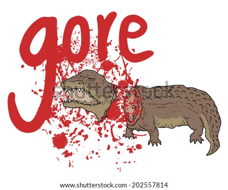 Gore crocodile