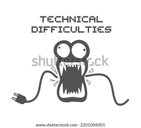 Technical difficulties and rebel animal illustration