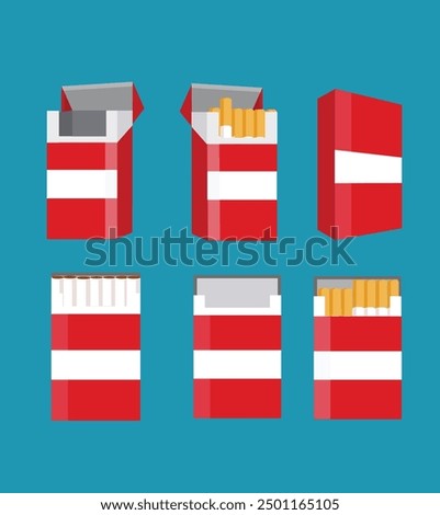 set cigarette packs for healtcaremedical