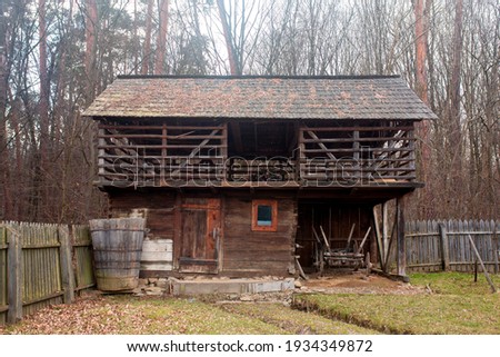 Similar – Image, Stock Photo Old wooden houses