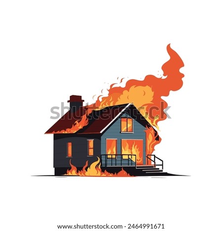 fire house vector illustration nice design nice details