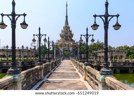travel Autthayan Chalerm Karnchanapisek in nontaburi Thailand Stock fotó © 
