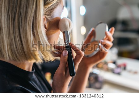 Similar – Image, Stock Photo male artist preparing paints