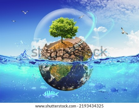 Similar – Image, Stock Photo Eco Global Warming Ecology