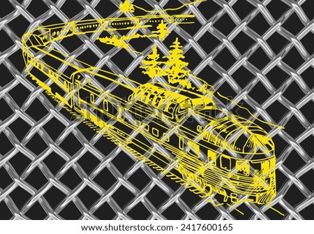 Similar – Image, Stock Photo All aboard! Rail transport