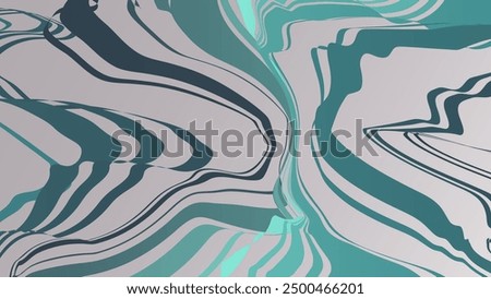 Abstract green technology wavy vertical stripes on grey background in 4k resolution. Suited for desktop wallpaper, banner, poster, website, backdrop