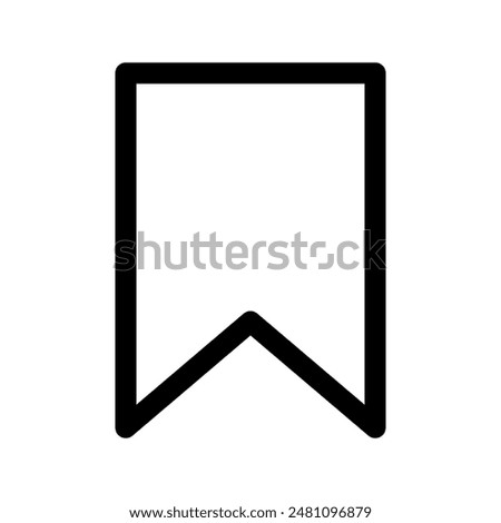 set of blank linear, filled, ribbon tags. Collection of store, market special sale signs. bookmark icons vector illustration concept.
