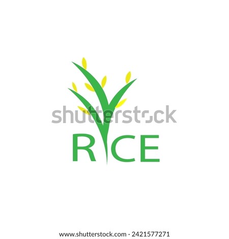 A beautiful logo Rice mil.