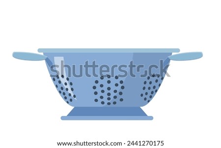 Colander icon isolated on a white background. can be used on websites, UI, UX, web and mobile phone apps. Vector illustration in flat style.