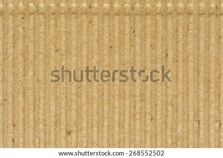 Corrugated cardboard goffer paper texture rough old recycled goffered textured blank empty grunge copy space background aged grungy macro closeup taupe, brown yellow beige horizontal vintage pattern