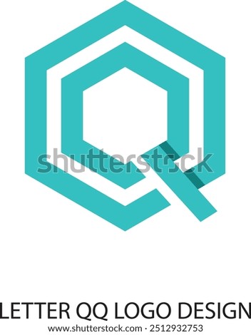 LETTER QQ VECTOR LOGO DESIGN