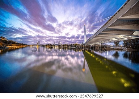 Similar – Foto Bild Brücke über dem Rio Negro