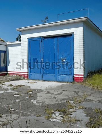 Similar – Foto Bild lost places | Tür zum Balkon und alles verfällt