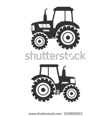 trending tractor icon design template. vector tractor logo design