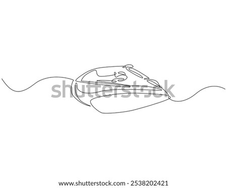 Continuous one line drawing of iron. One line drawing illustration of modern iron laundry. Home appliances concept single line. Editable outline