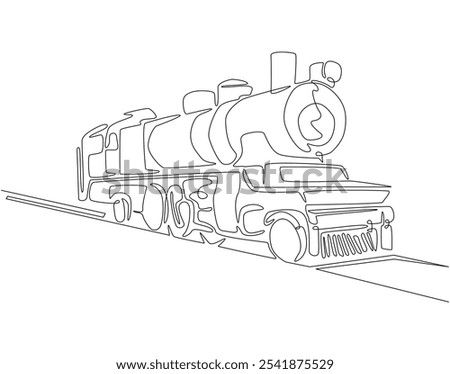 Similar – Image, Stock Photo In the old locomotive shed…