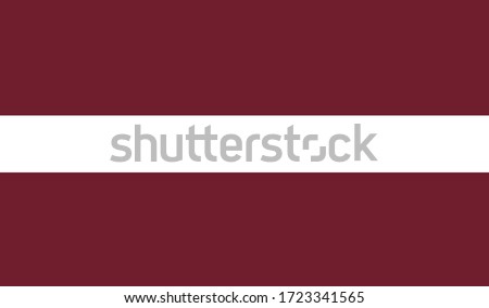 Latvia flag national Europe flat icon, European illustration vector 