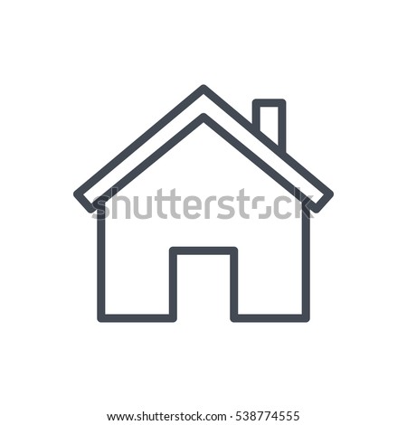 Line Icon house icon