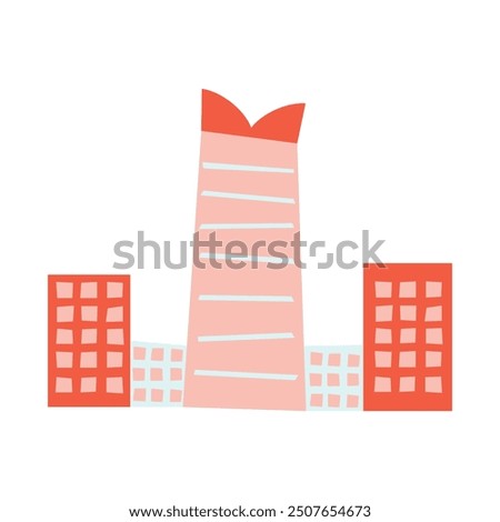 Jakarta Building Illustration - Telkom Tower