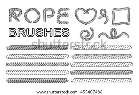 Vector Rope Brush Download Free Vector Art Stock Graphics Images