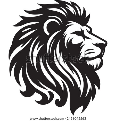 Lion Head Art Clipart 