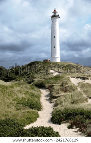 Similar – Foto Bild Lyngvig Fyr Leuchtturm