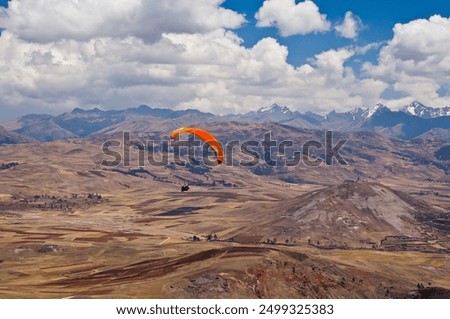 Similar – Foto Bild Andine Berglandschaft mit Bach