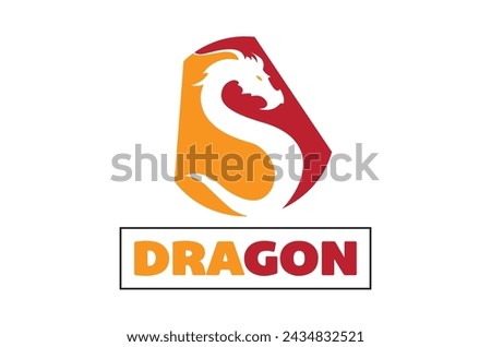 Dragon Logo design template file eps file