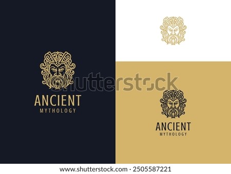 Vector illustration of Zeus Logo Design