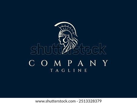 Vector illustration of Athena Logo Design