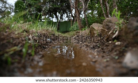 Image, Stock Photo Small water passage in Venice, Italy