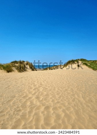 Similar – Image, Stock Photo Sandy Formby Beach  near Liverpool on a sunny day