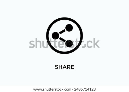 Share Vector Icon Or Logo Illustration