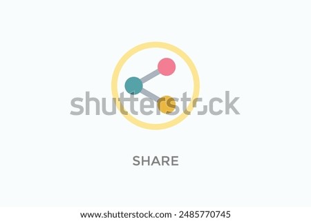 Share Vector Icon Or Logo Illustration