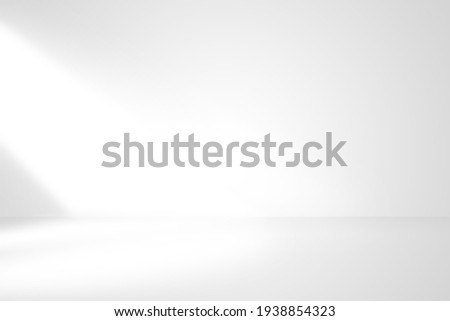 Soft gray studio room background with window with light from window, without any textures used for background and display your product. Stock foto © 